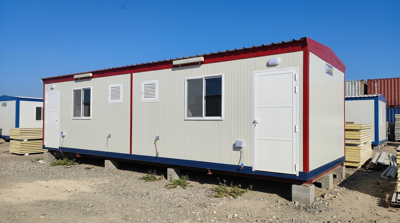 2 Room + 2 Toilet Porta Cabin